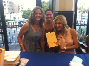 I actually had the awesome opportunity to meet Emily Giffin with one of my best friends. (And yes, my eyes are definitely 89% closed, but I don't care!)